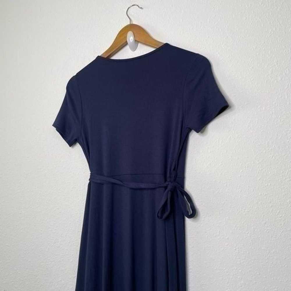 Lulu’s Women’s Navy Blue Short Sleeve Wrap Maxi D… - image 7