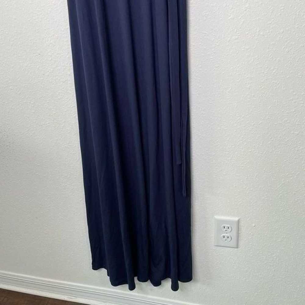 Lulu’s Women’s Navy Blue Short Sleeve Wrap Maxi D… - image 8