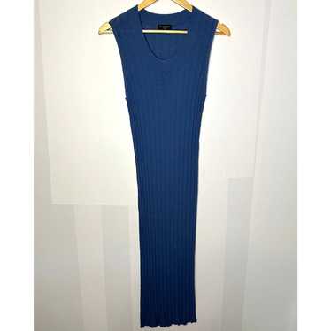 Current Air Anthro Knit Blue Ribbed Sleeveless St… - image 1