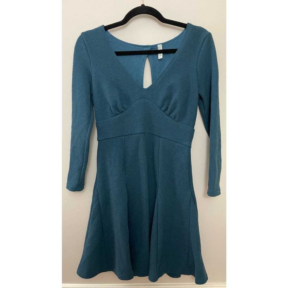 Free People Blue Teal Combo Heartstopper Fit/Flar… - image 5