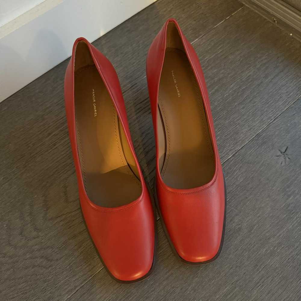 Mansur Gavriel Leather heels - image 6