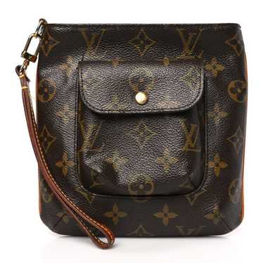 LOUIS VUITTON Monogram Partition Wristlet