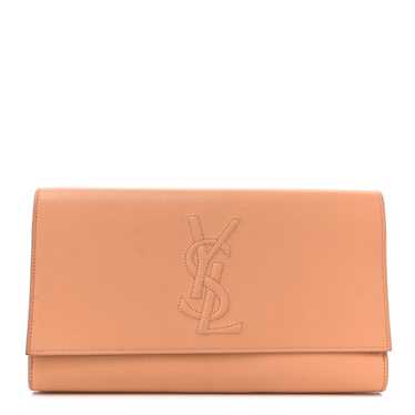 SAINT LAURENT Calfskin Large Belle De Jour Clutch… - image 1