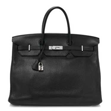 HERMES Taurillon Clemence Birkin 35 Black