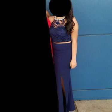 Blue Prom dress - image 1