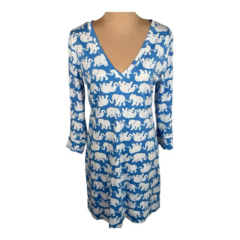 Lilly Pulitzer Christie V-Neck T-Shirt Dress in E… - image 3