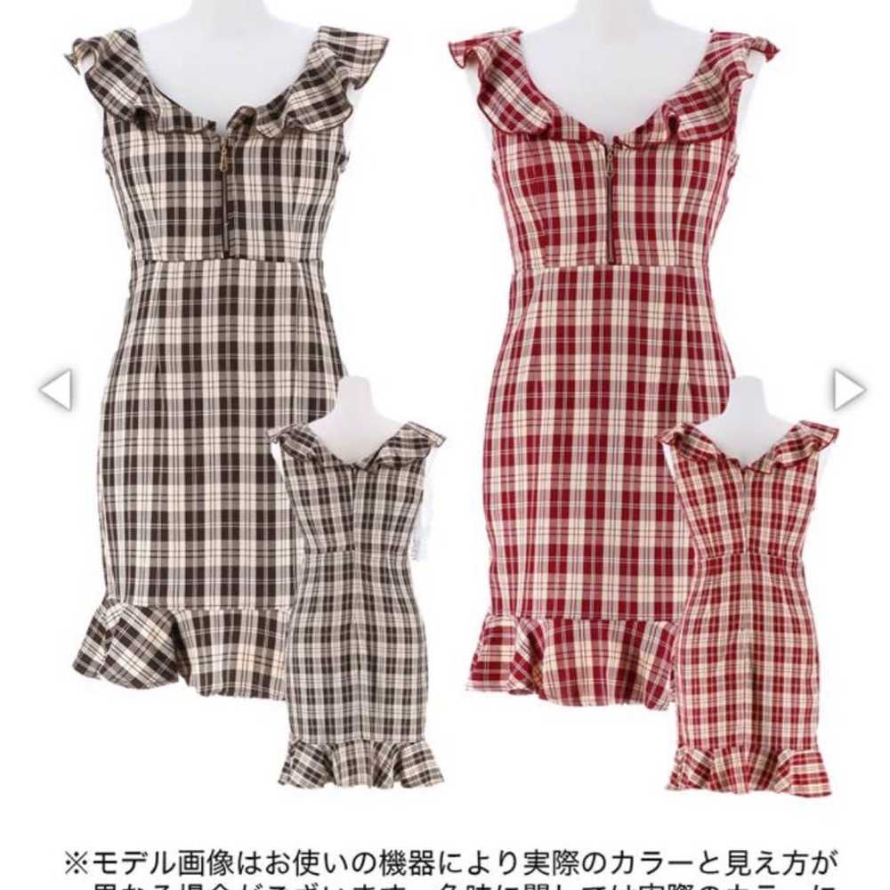 DAZZY Checkered Pattern Dress M - image 2