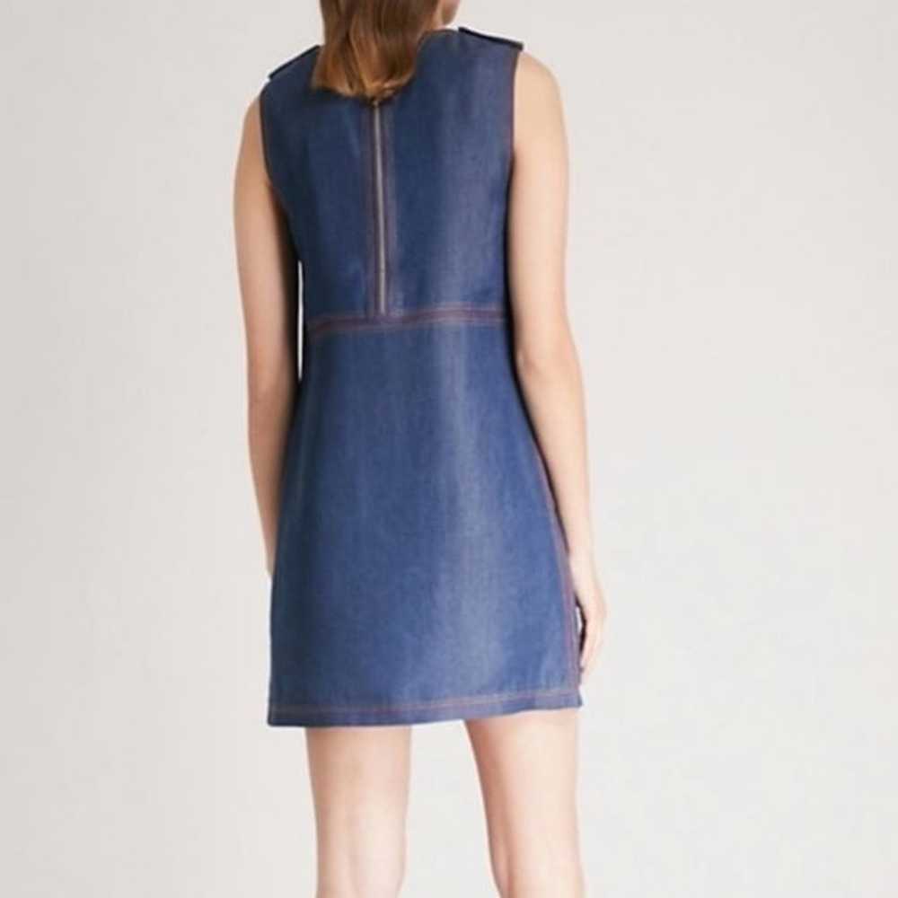 New Ted Baker London Blue Chambray Denim Mini Shi… - image 2