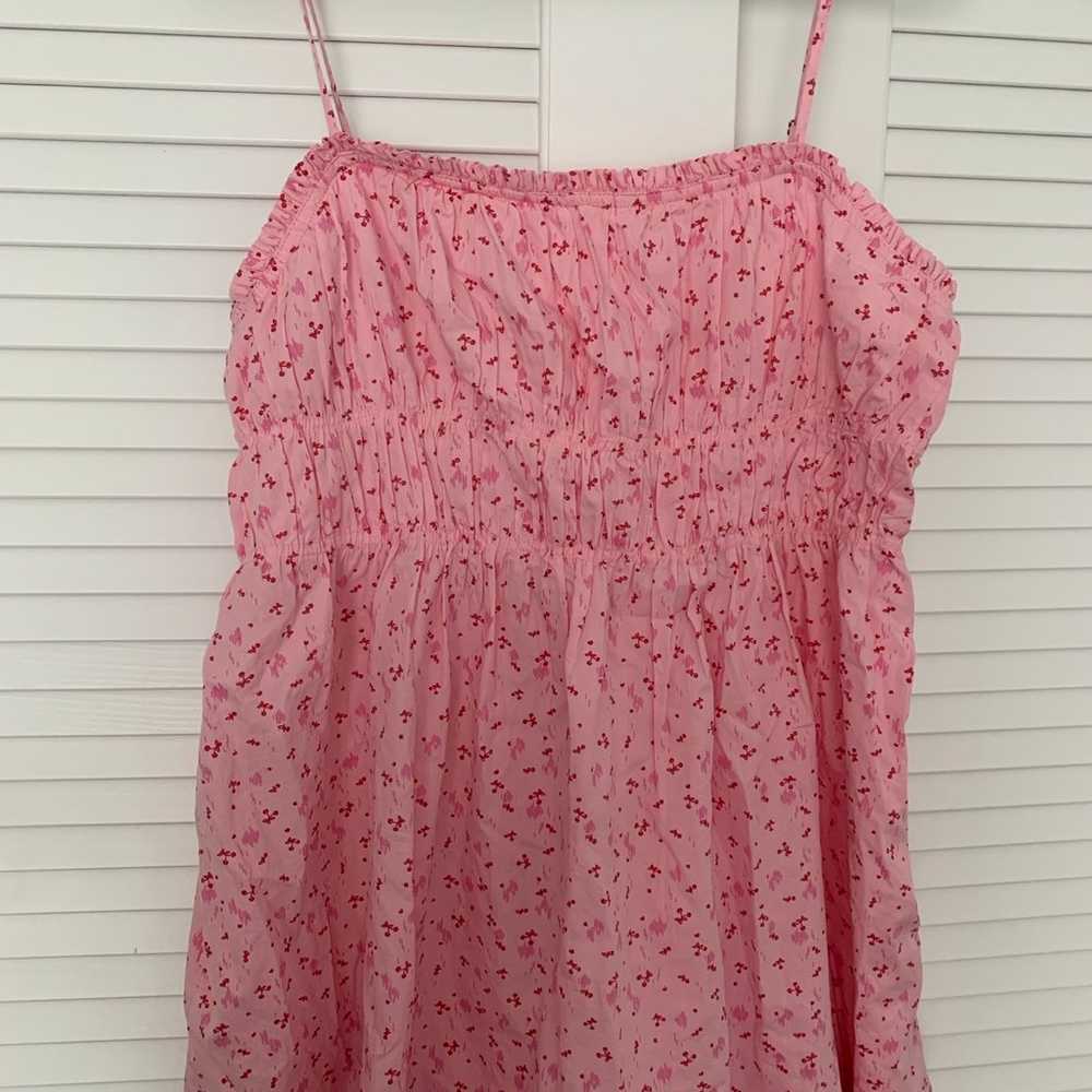 NWOT Free People Gabby mini dress cherry print sm… - image 5