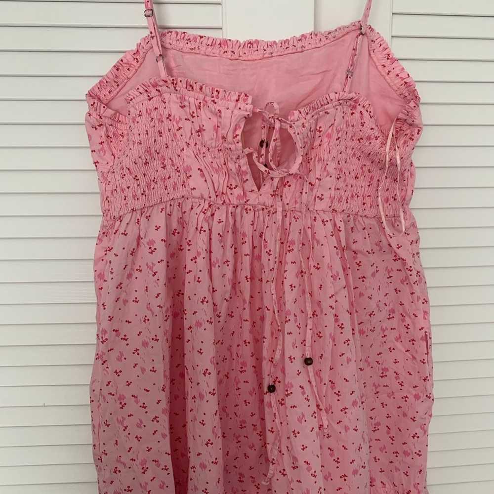 NWOT Free People Gabby mini dress cherry print sm… - image 7