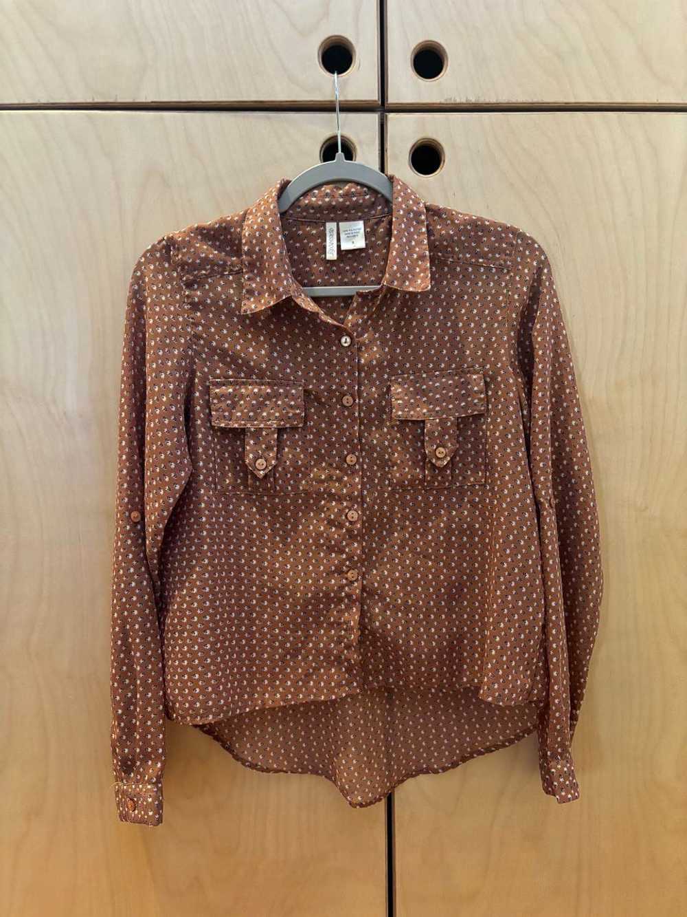 passport sheer vintage button down (S) | Used,… - image 1