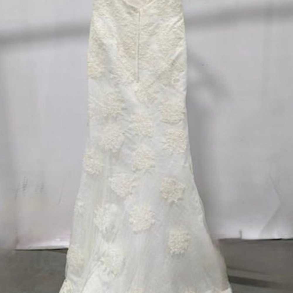 David's Bridal Ivory Wedding Dress size 12 - image 4