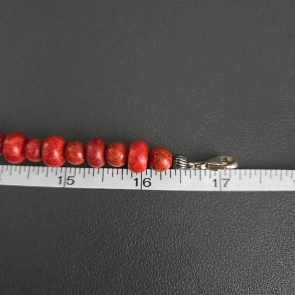 Vintage Rare Carolyn Pollack Coral Sterling Silve… - image 6