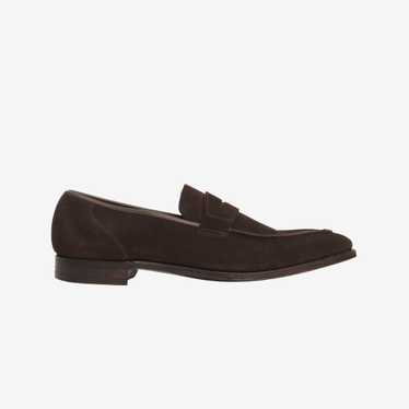 George Cleverley Suede Penny Loafer