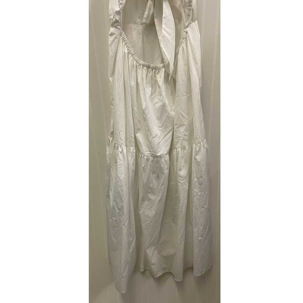 Abercrombie & Fitch White Bow Back Poplin Maxi Dr… - image 10