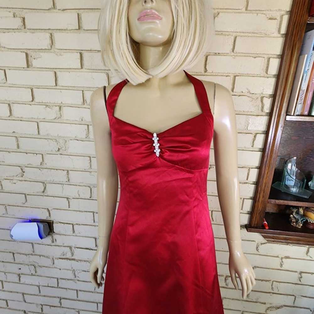 Nwot David Bridals Formal Dress Halter Style Size… - image 2