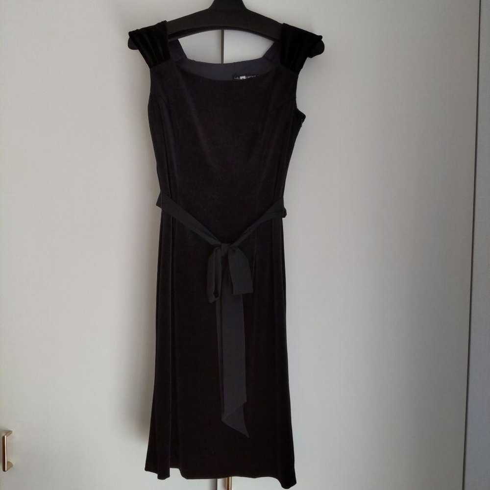 Lautreamont Velvet Black Dress - image 2