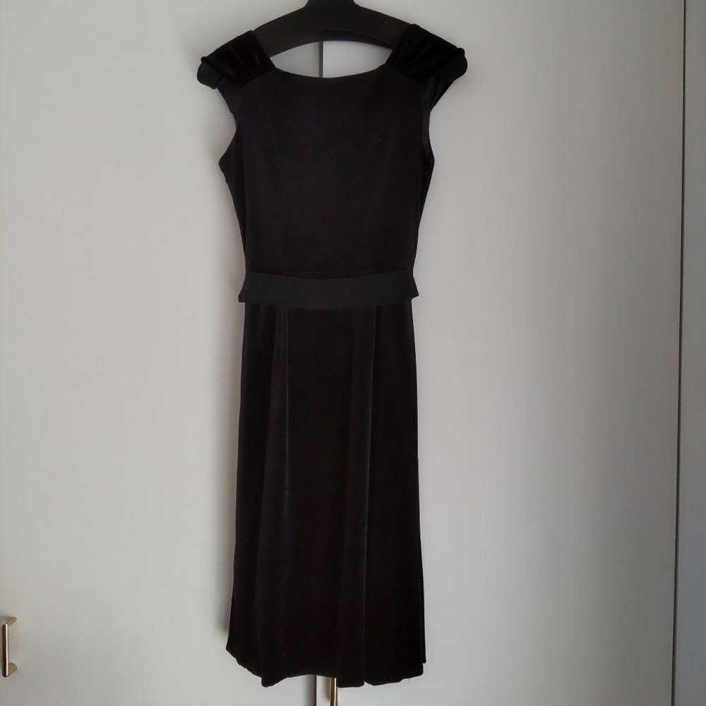 Lautreamont Velvet Black Dress - image 3