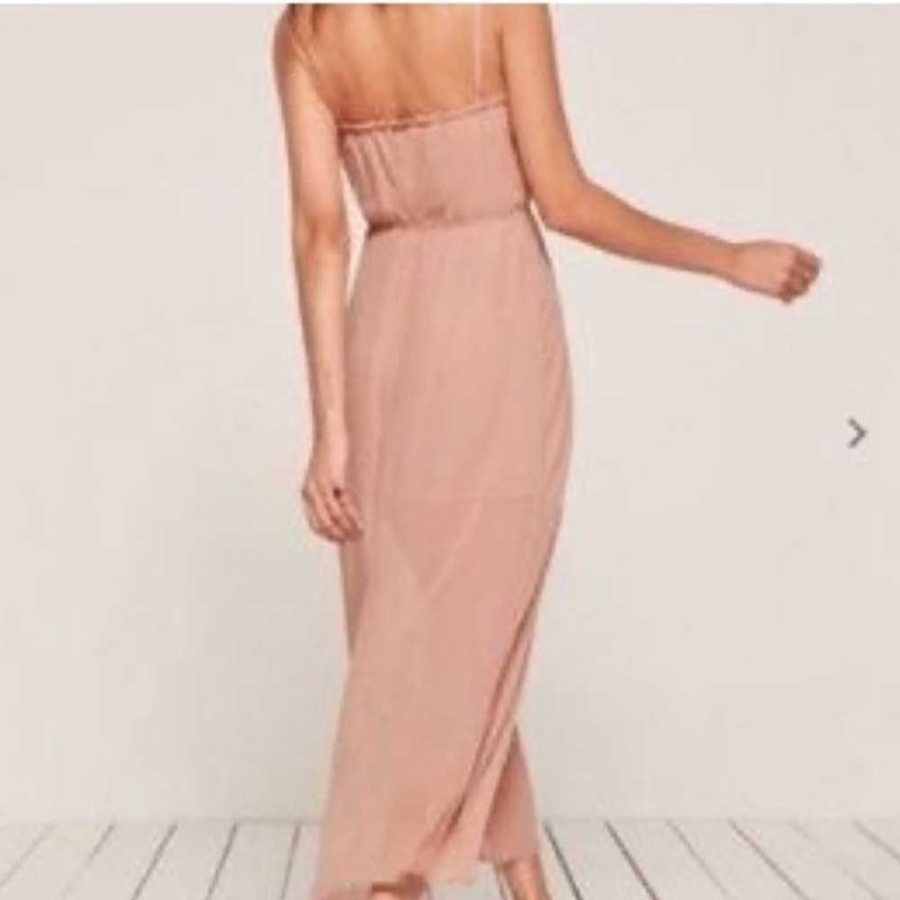 Reformation Mauve Pink Color Ballet Slip Dress - image 3