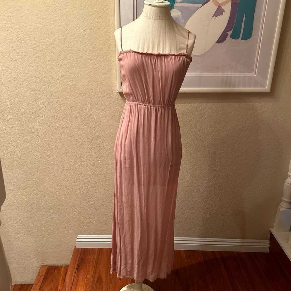 Reformation Mauve Pink Color Ballet Slip Dress - image 4