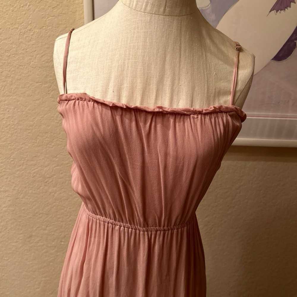 Reformation Mauve Pink Color Ballet Slip Dress - image 5