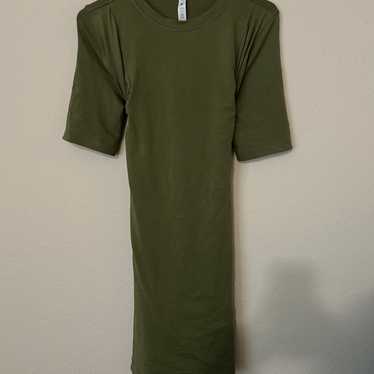 Lululemon T-Shirt Dress Womens 6 Cotton Wrap-Fron… - image 1