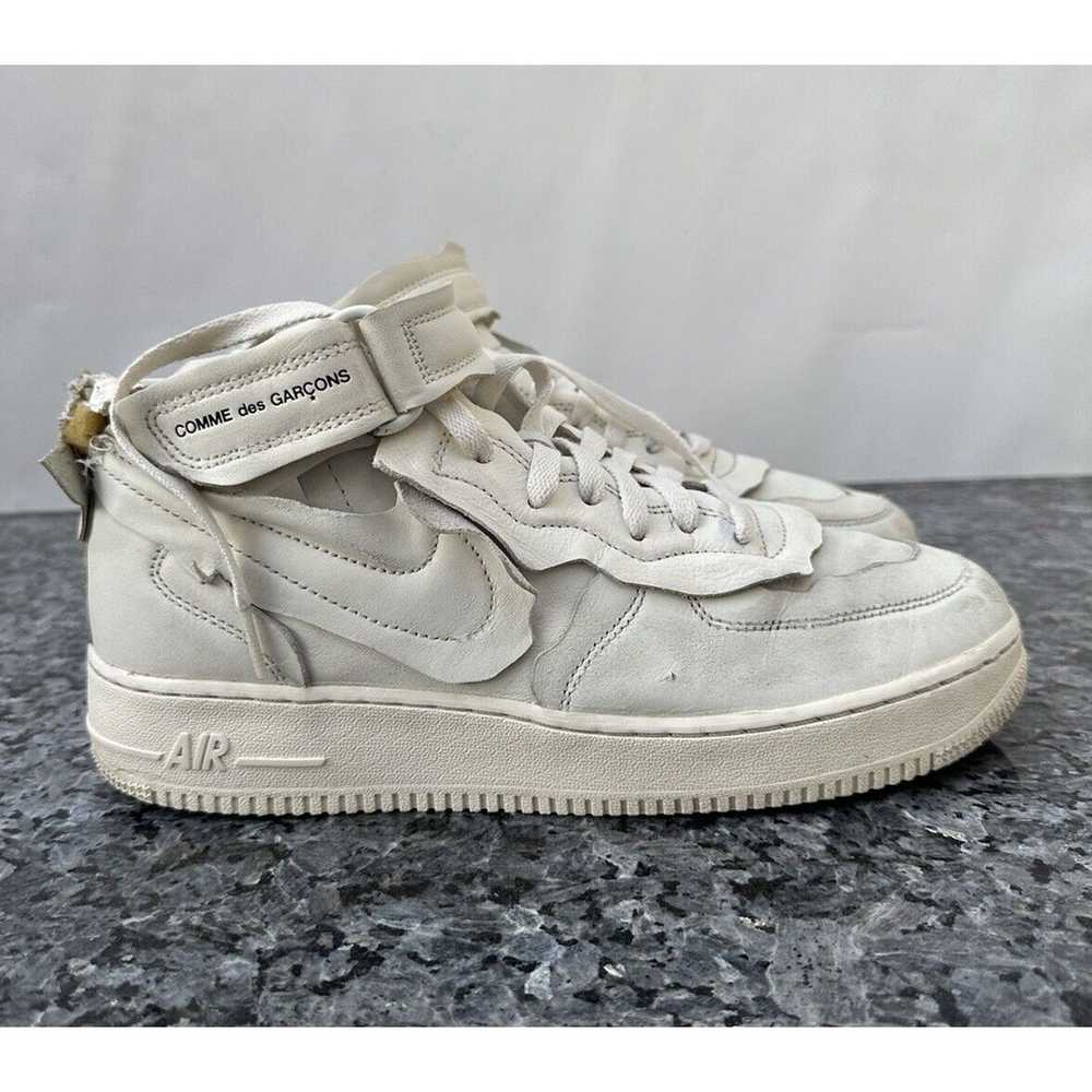 Nike DAMAGED Nike Air Force 1 Mid x COMME des GAR… - image 1