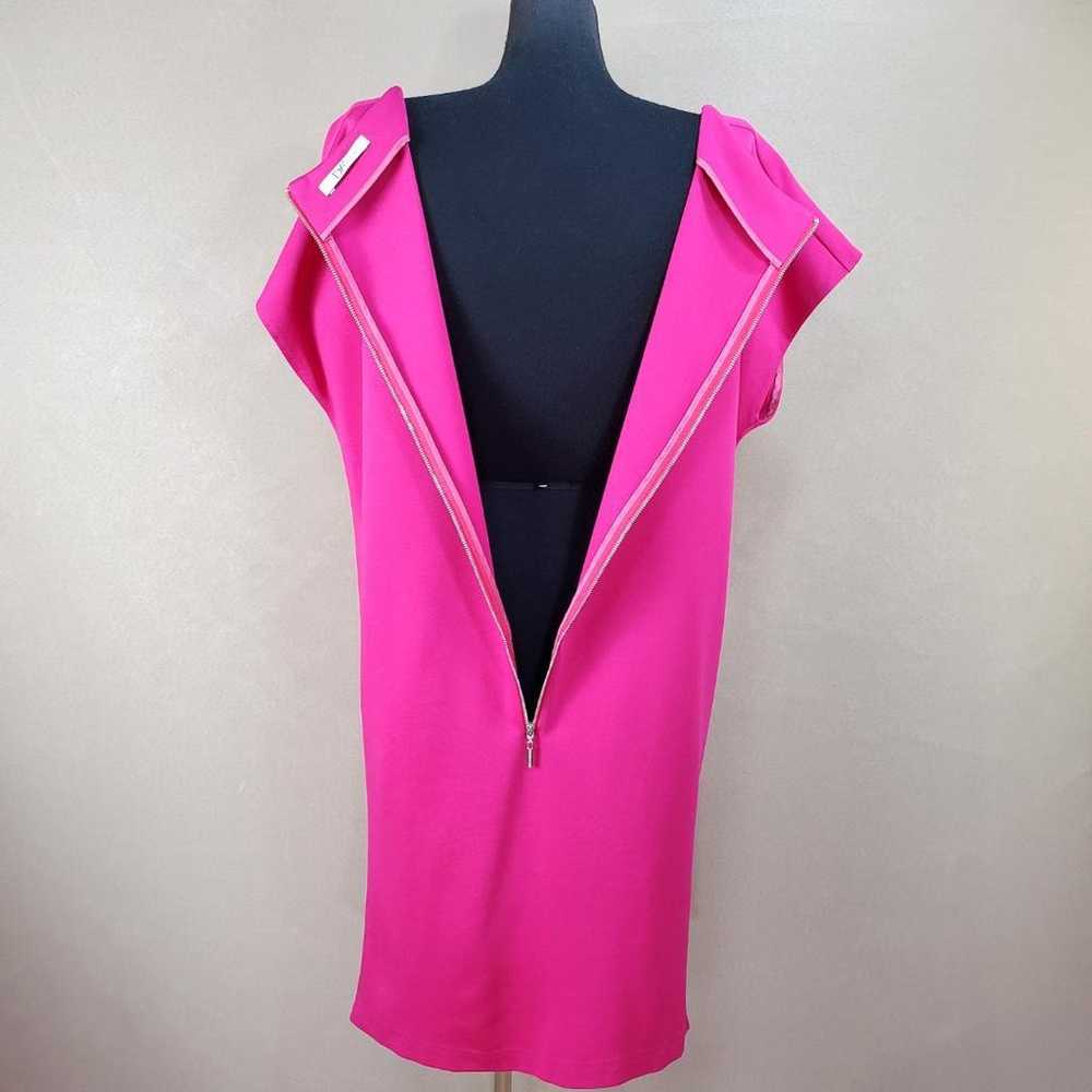 DIANE VON FURSTENBERG Fuchsia Pink Simple Dress M - image 8