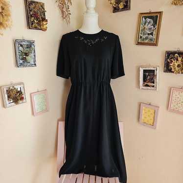 Tokyo Soir, very lovely feminine black dress.