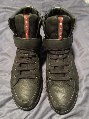 Prada Prada High Top Sneakers Calf Skin