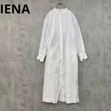 IENA Stripe Sheer Long Shirt Dress Size 44. - image 1