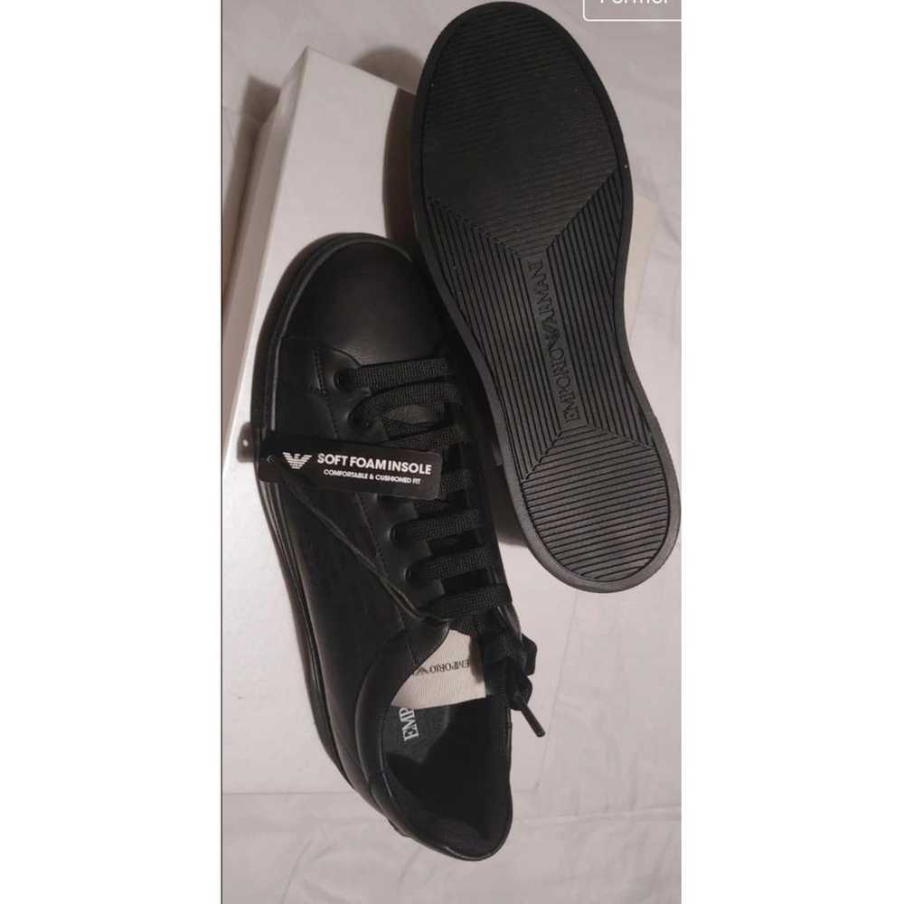 Emporio Armani Patent leather low trainers - image 4