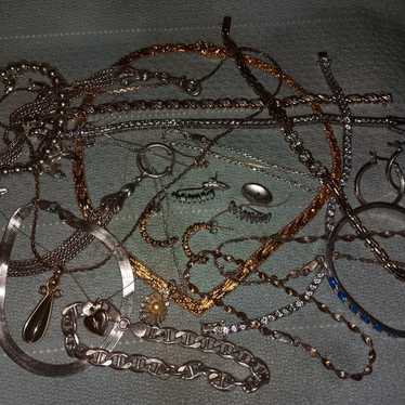 Sterling silver and gold filled jewelry  lot - image 1