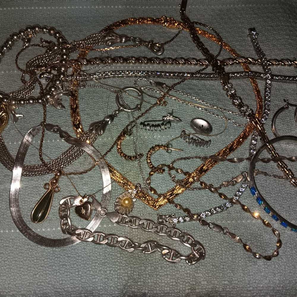 Sterling silver and gold filled jewelry  lot - image 2