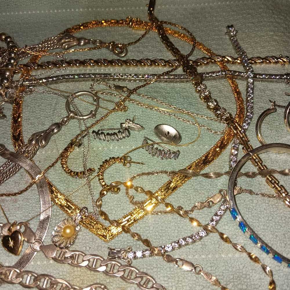 Sterling silver and gold filled jewelry  lot - image 4