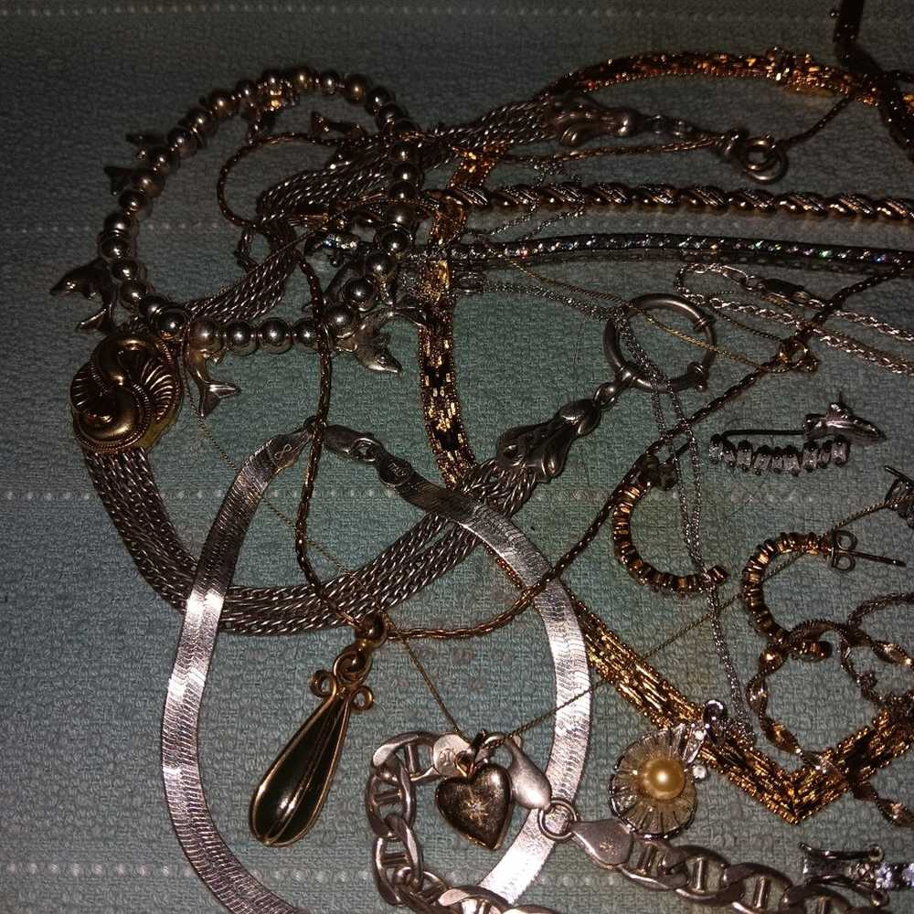 Sterling silver and gold filled jewelry  lot - image 5