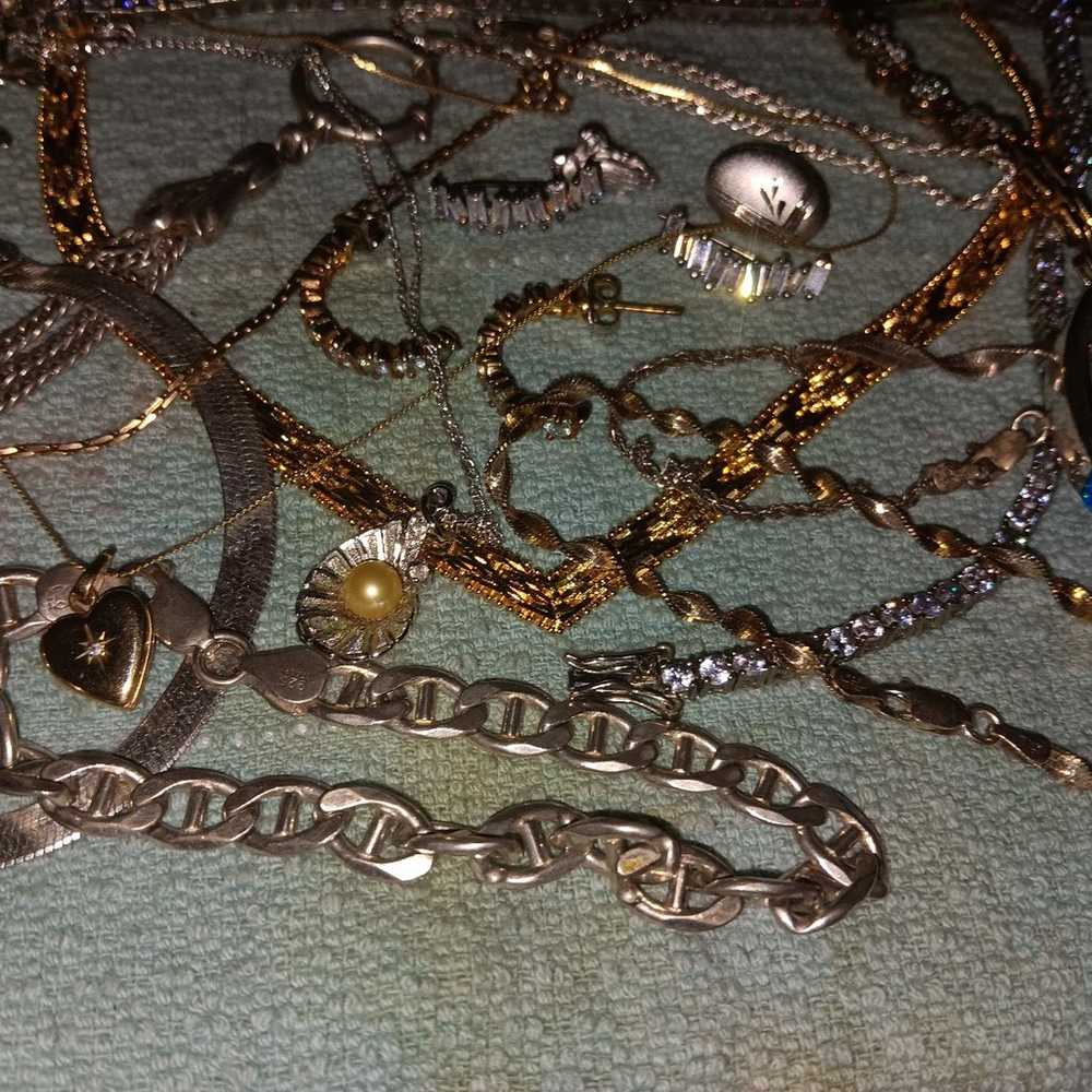 Sterling silver and gold filled jewelry  lot - image 6