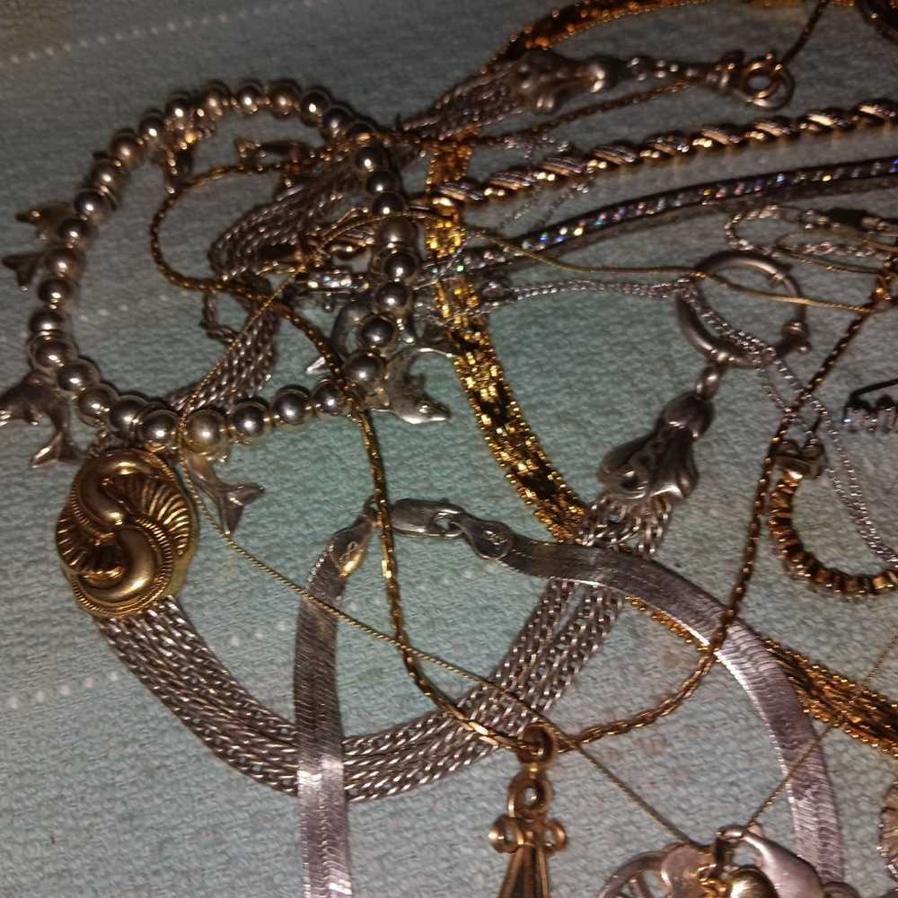 Sterling silver and gold filled jewelry  lot - image 8