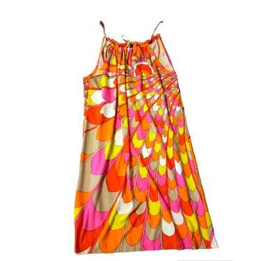 Trina Turk Pink Orange Strap Dress Size 6