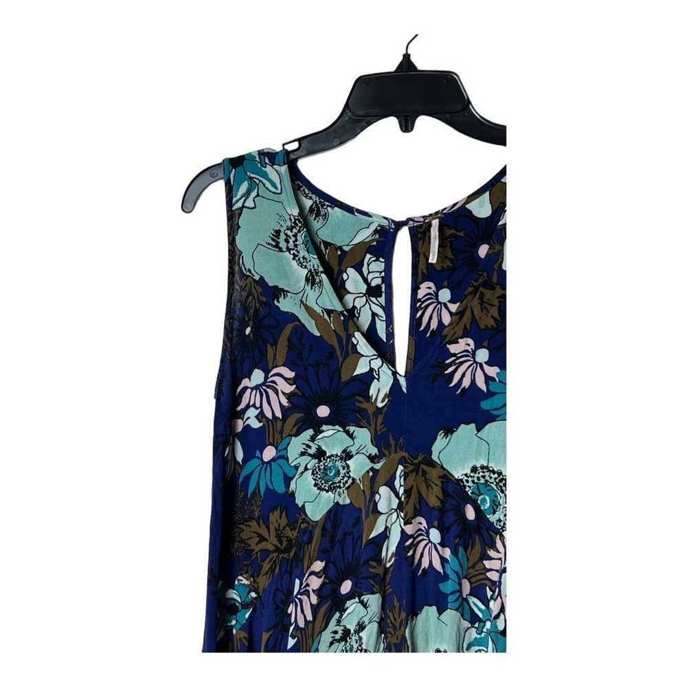 FREE PEOPLE BACK YARD PARTY FLORAL MINI DRESS SLE… - image 5