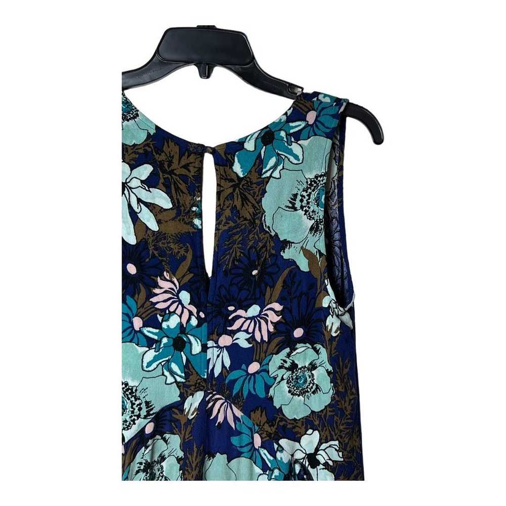 FREE PEOPLE BACK YARD PARTY FLORAL MINI DRESS SLE… - image 9