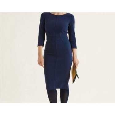 Boden Aurelia Ottoman  blue Dress Size 6R