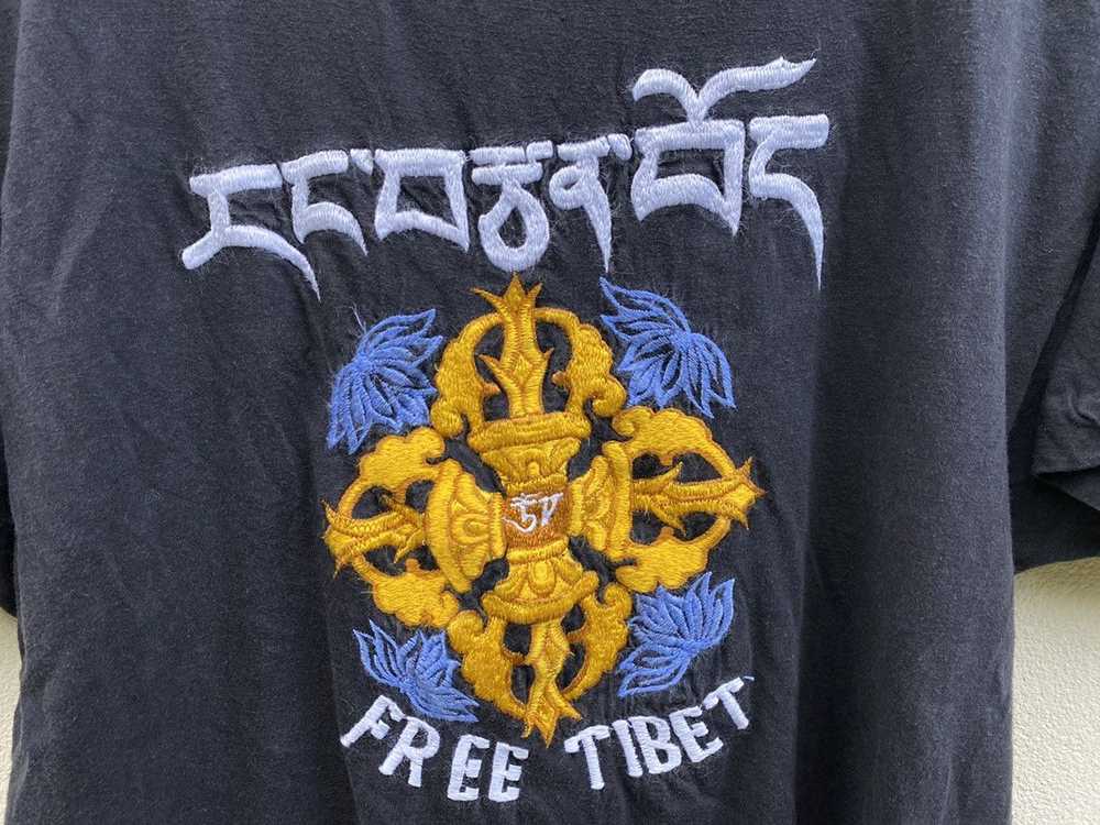 Band Tees × Rare × Vintage Vintage 90s Free Tibet… - image 5