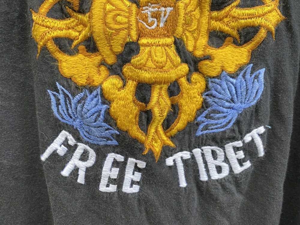 Band Tees × Rare × Vintage Vintage 90s Free Tibet… - image 6