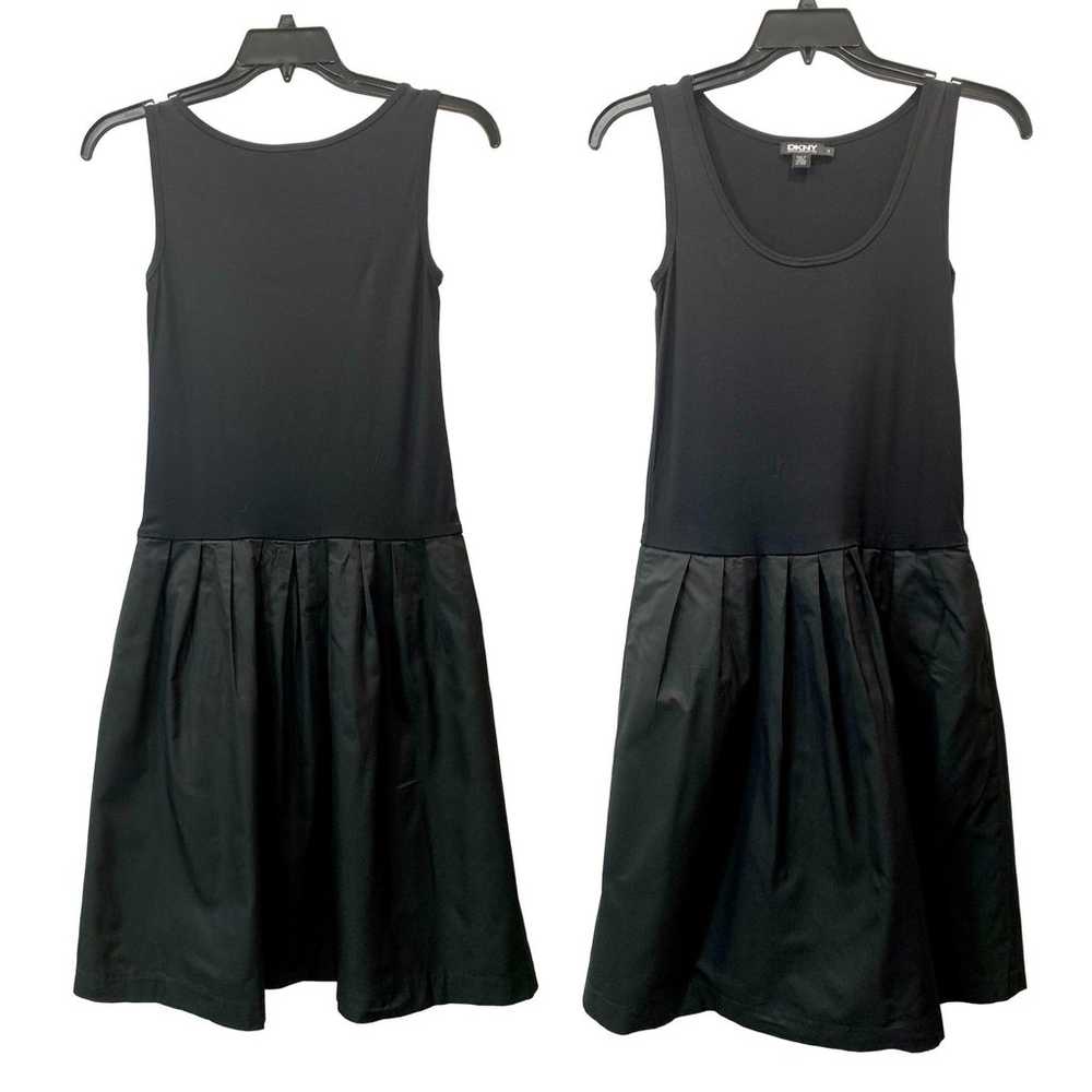 DKNY Black Tank Dress Chic Minimalist | S - image 4