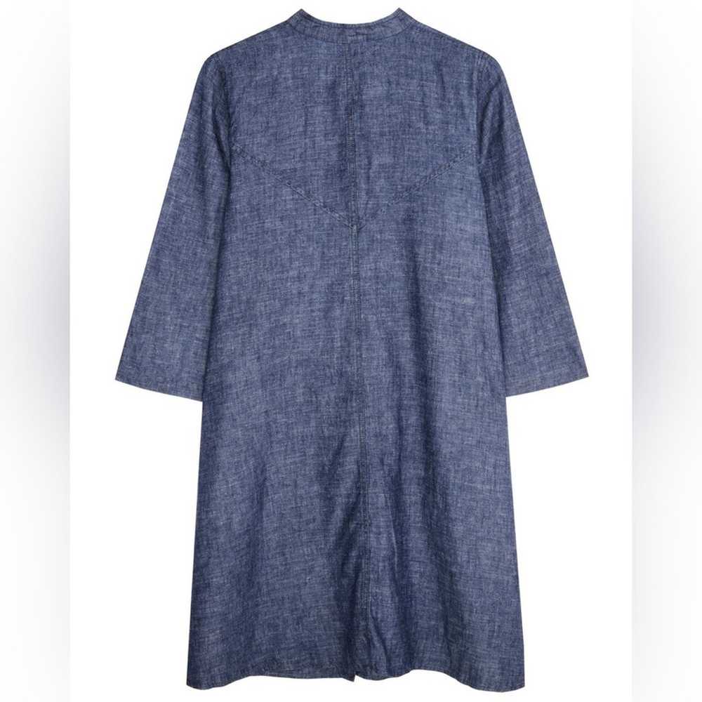 Eileen Fisher Hemp & Organic Cotton Chambray Smal… - image 2