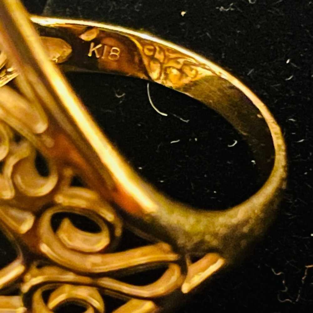 18k real gold ring - image 9