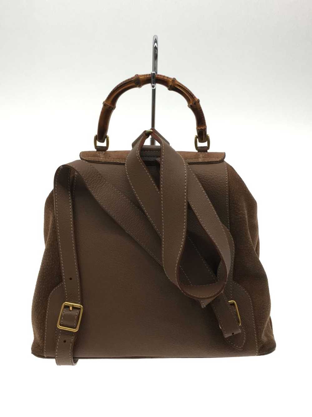 GUCCI Backpack Bamboo Nubuck Suede Old GUCCI 003 … - image 3