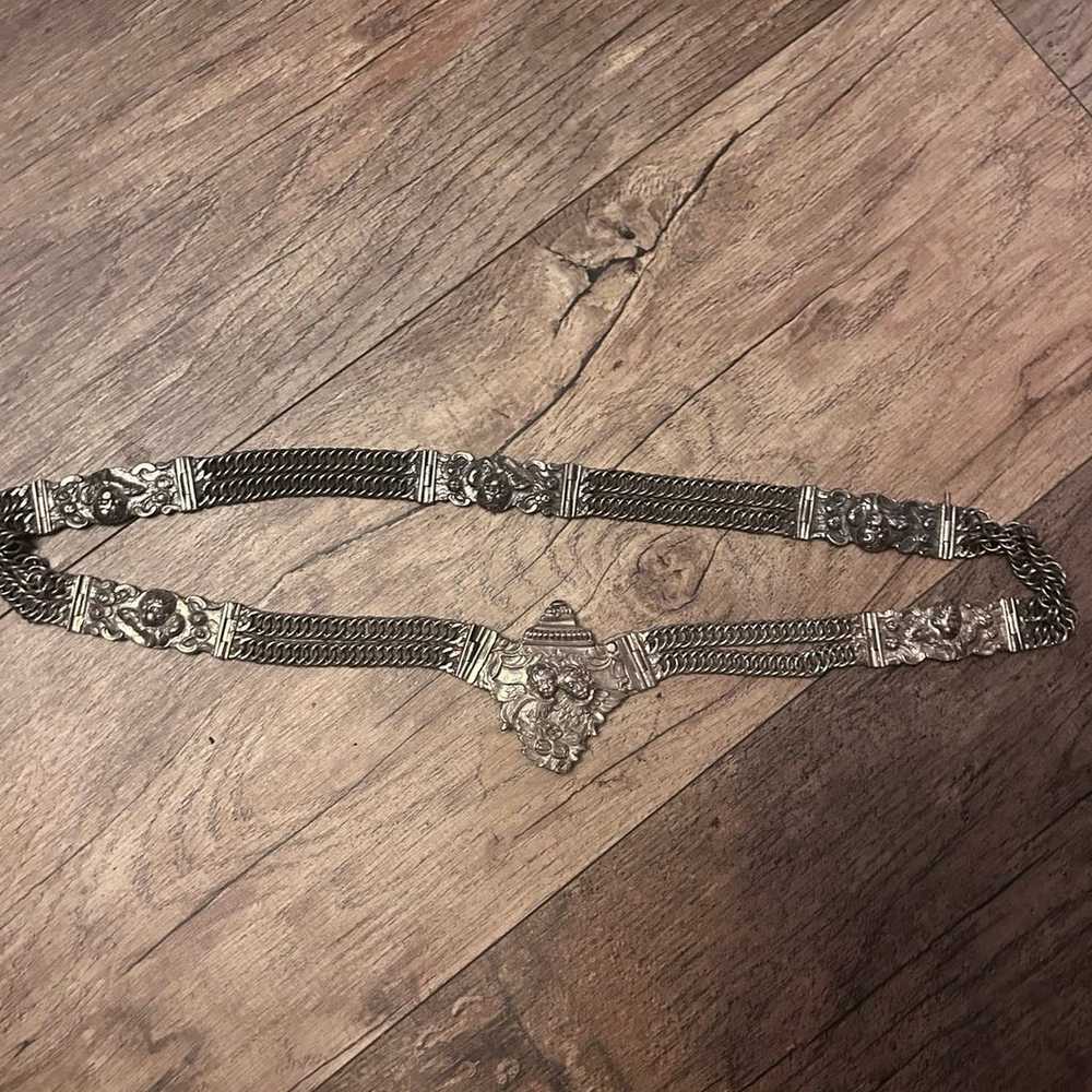 Antique Victorian Era sterling silver belt (teste… - image 9