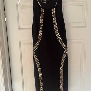 Bebe Black Studded Dress